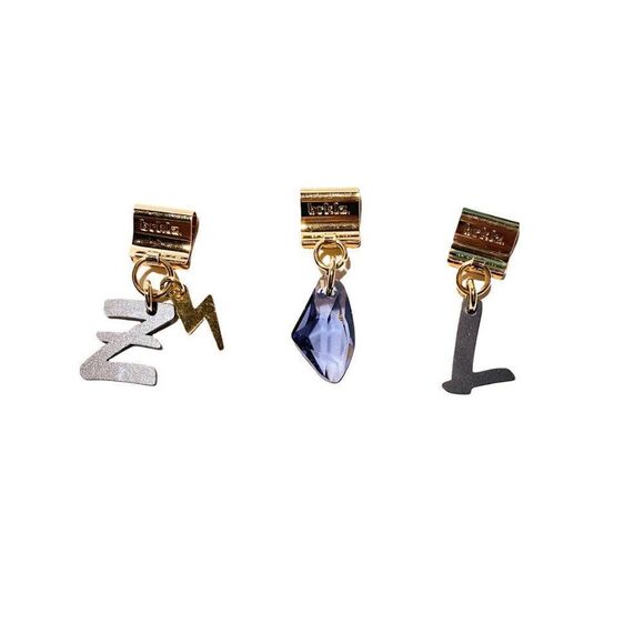 Brklz Set of 3 Pendent Z/L/Swarovski Crystal - Picture 2 of 12